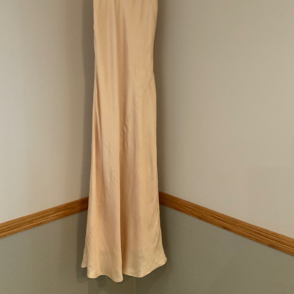 Banana Republic Butter Yellow 8 Maxi Racerback Dress Classic Timeless Scandi - Picture 9 of 12